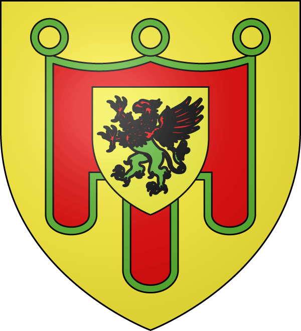 Lot De 2 Magnets Blason Du Puy-de-Dôme (63) - Format 4x5cm - Fait Main En France